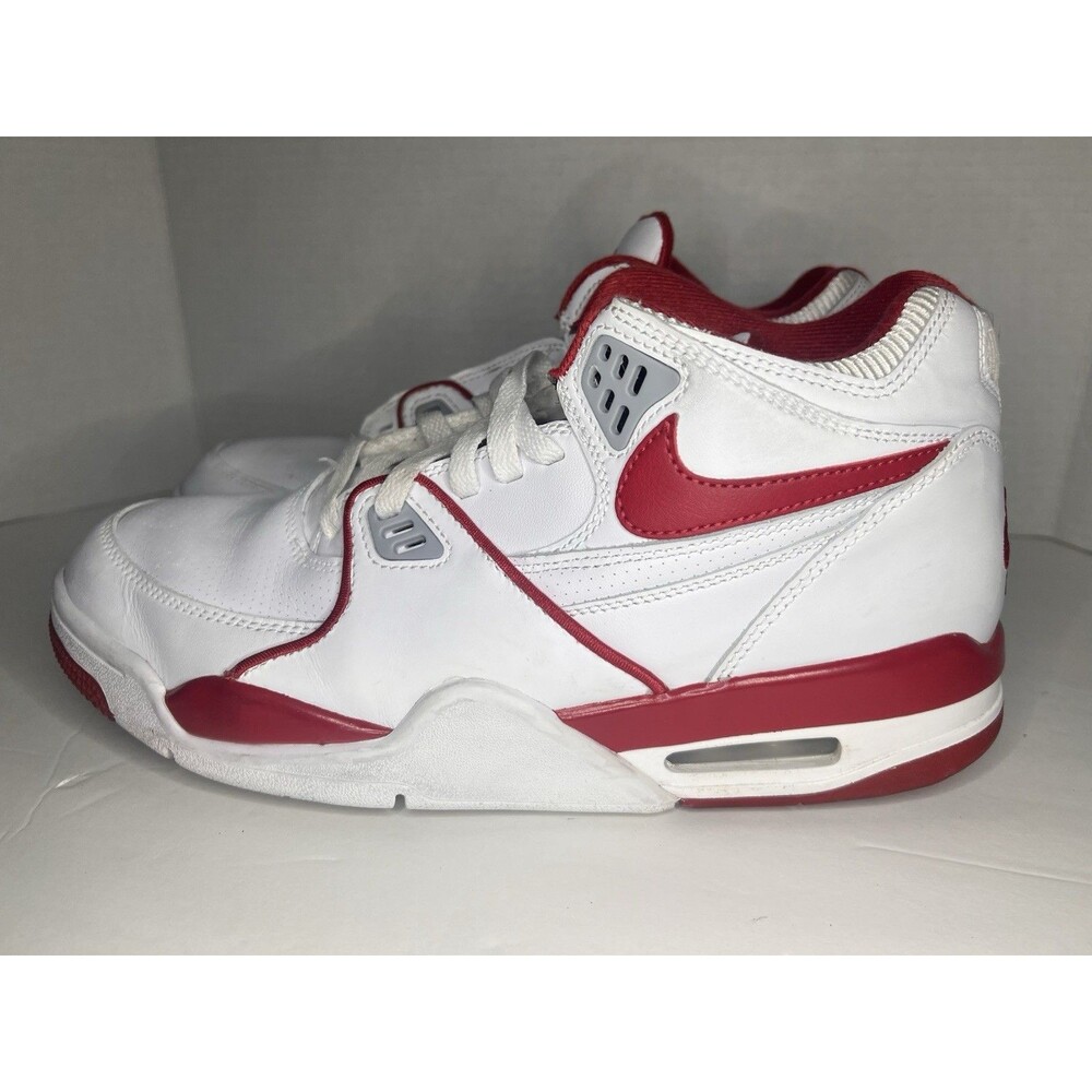 Nike Air Flight 89 White University Red Men’s Size 9.5 Basketball Shoes